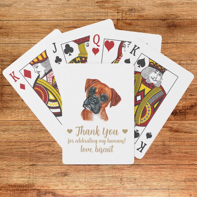 Cartas de Baralho de Favor de Casamento de Cachorr (Criador carregado)