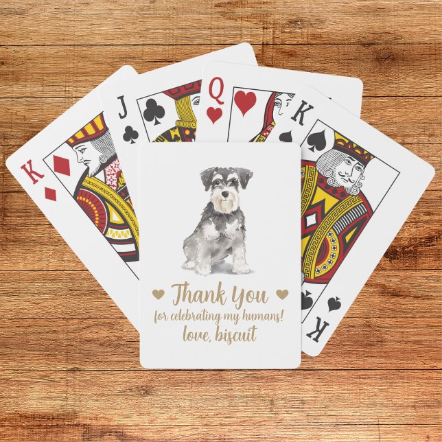 Cartas de Baralho de Favor de Casamento de Cachorr (Criador carregado)
