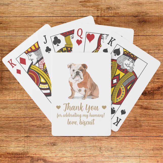 Cartas de Baralho de Favor de Casamento de Cachorr (Criador carregado)