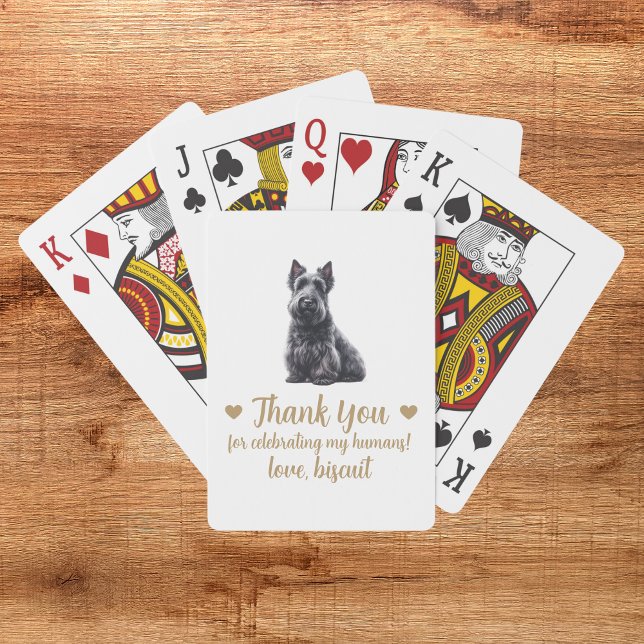 Cartas de Baralho de Festa de Casamento de Cachorr (Criador carregado)