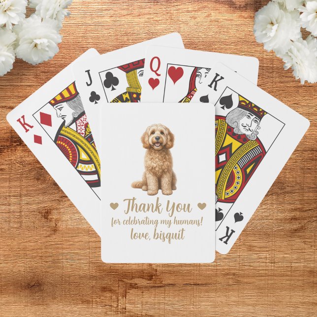 Cartas de Baralho de Festa de Casamento de Cachorr (Criador carregado)