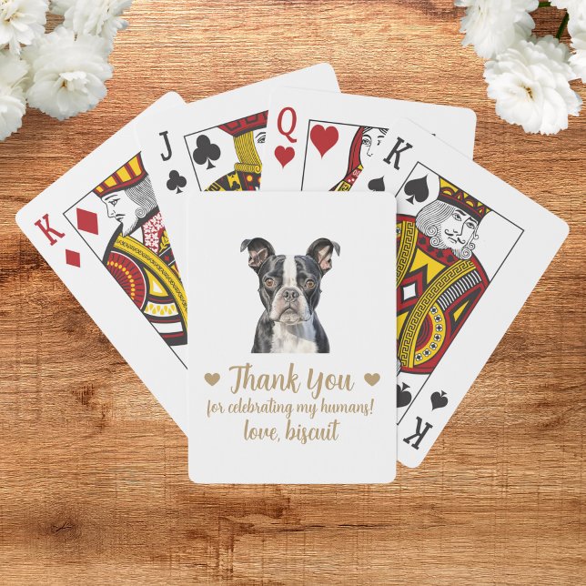 Cartas de Baralho de Festa de Casamento de Cachorr (Criador carregado)
