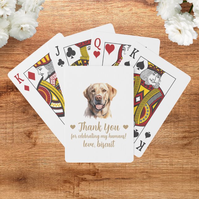 Cartas de Baralho de Festa de Casamento de Cachorr (Criador carregado)
