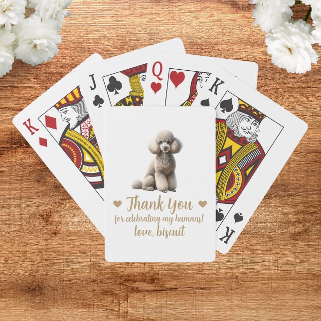 Cartas de Baralho de Festa de Casamento de Cachorr (Criador carregado)