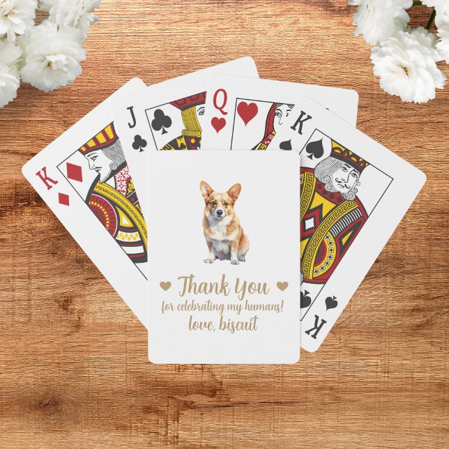 Cartas de Baralho de Festa de Casamento de Cachorr (Criador carregado)