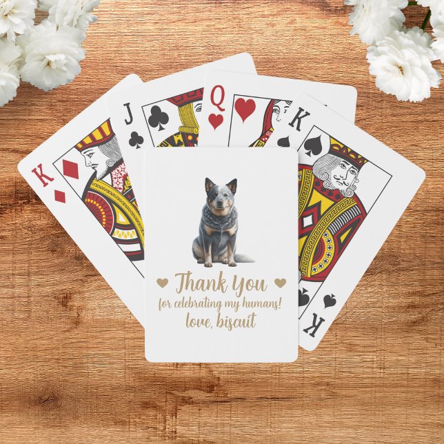 Cartas de Baralho de Festa de Casamento de Cachorr (Criador carregado)