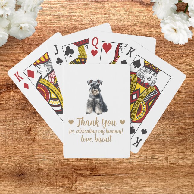 Cartas de Baralho de Festa de Casamento de Cachorr (Criador carregado)