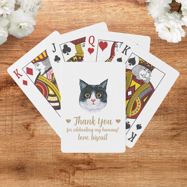 Cartas de Baralho de Festa de Casamento de Gato (Criador carregado)
