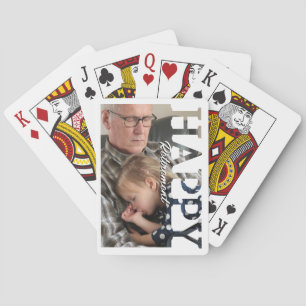 Cartas de Baralho de Foto de Aposentadoria   Apose