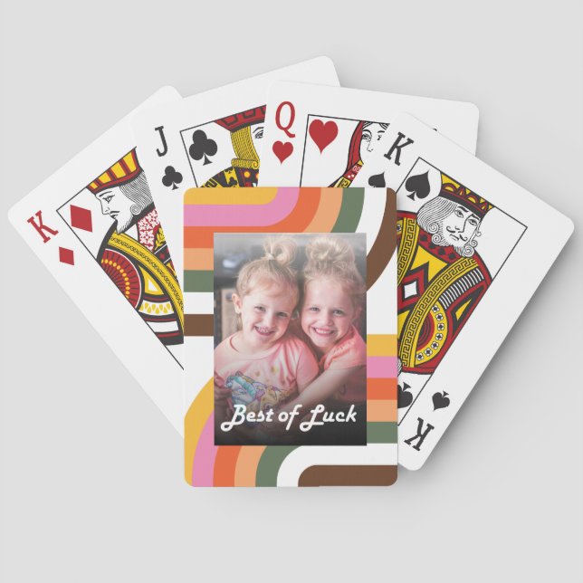Cartas de Baralho de Foto Retro (Verso)