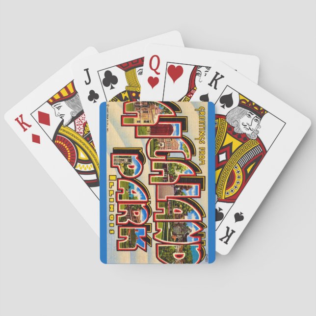 Cartas de Baralho de Highland Park (Verso)