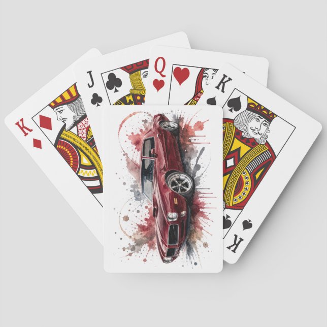 Cartas de Baralho de Músculo Americano (Verso)