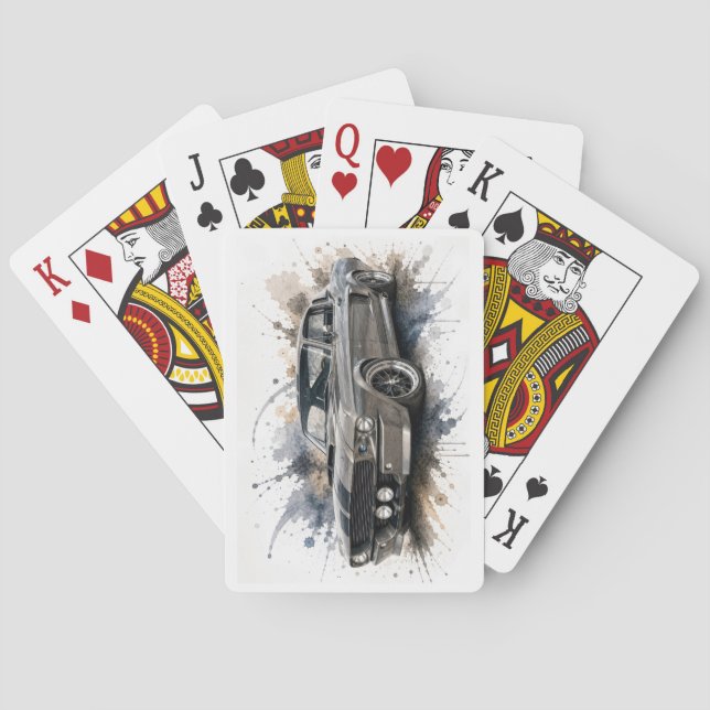Cartas de Baralho de Músculo Americano (Verso)