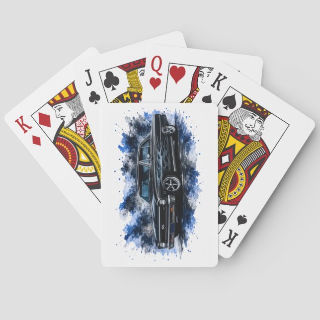 Cartas de Baralho de Músculo Americano (Verso)