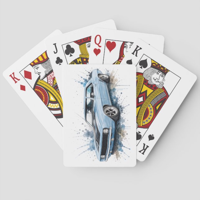 Cartas de Baralho de Músculo Americano (Verso)
