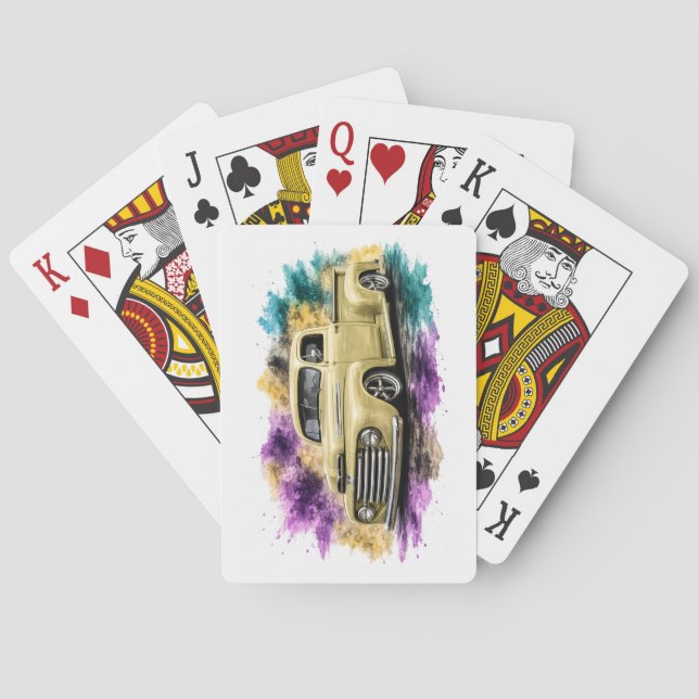 Cartas de Baralho de Músculo Americano (Verso)