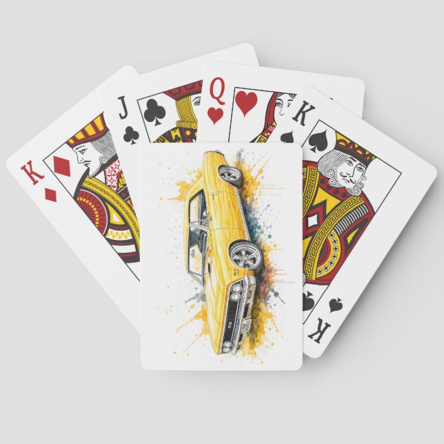 Cartas de Baralho de Músculo Americano (Verso)