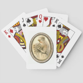 Cartas de Baralho de Noiva Elegante Casamento Vint