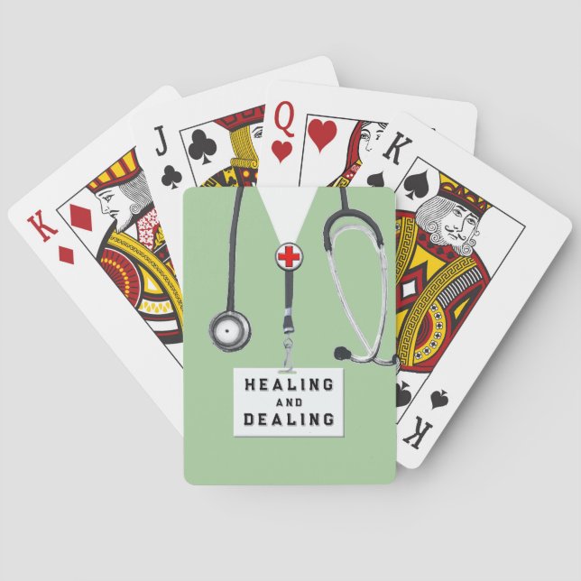 Cartas de Baralho de Novidade Médica (Verso)