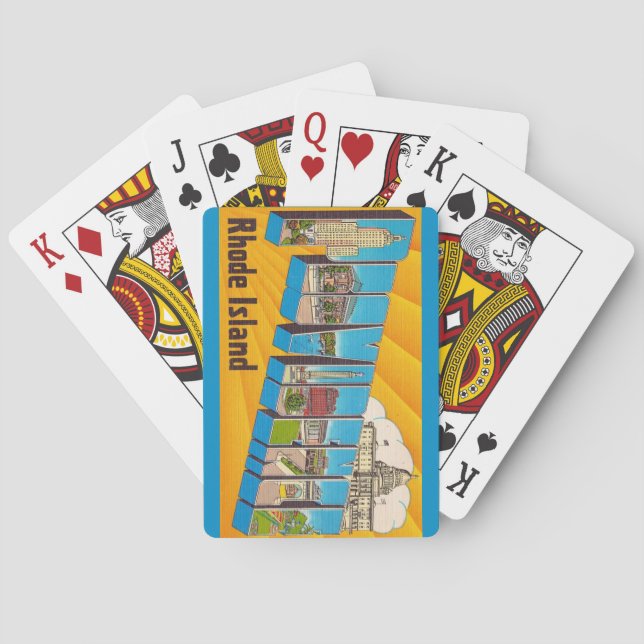 Cartas de Baralho de Providence RI (Verso)