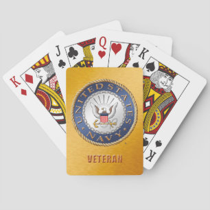 Cartas de Baralho de Veterano da Marinha dos EUA