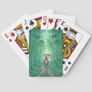 Cartas de Baralho de Viagem Vintage de Kyoto Japão