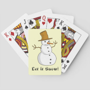 Cartas de Baralho "Deixe Nevar" Bicycle