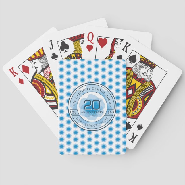 Cartas de Baralho do 20º Aniversário da Harmony De (Verso)