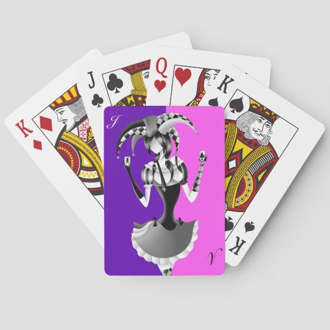 Cartas de Baralho do Bobo Excêntrico (Verso)
