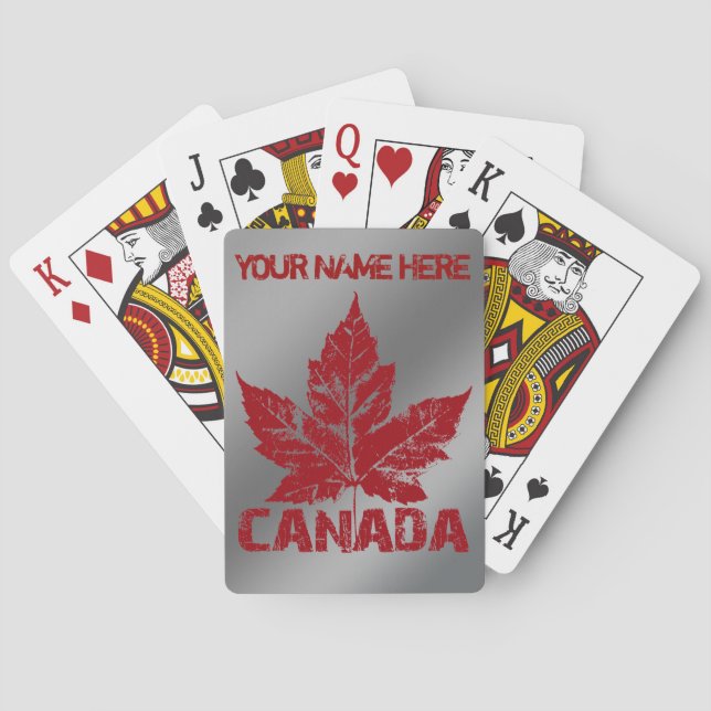 Cartas de Baralho do Canadá Cartas de Baralho Pers (Verso)