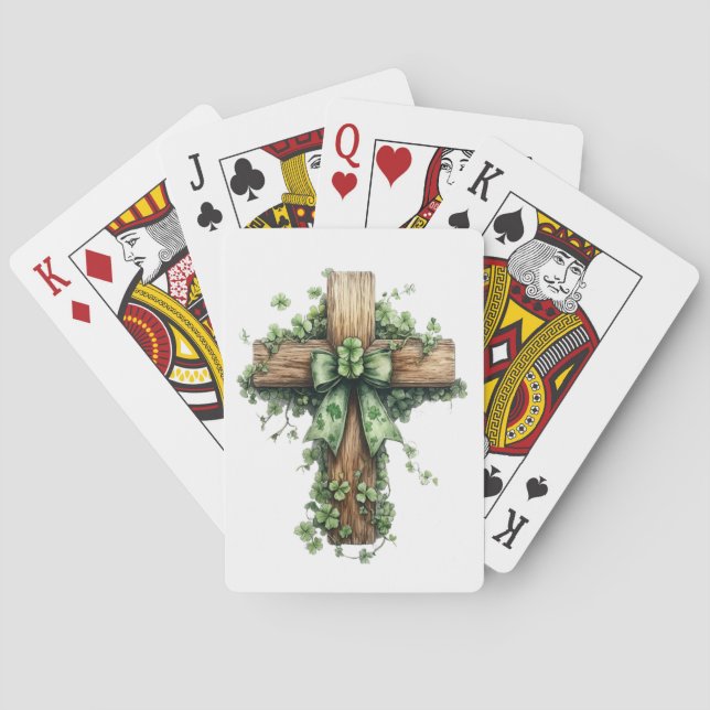 Cartas de Baralho do Dia de São Patrício (Verso)
