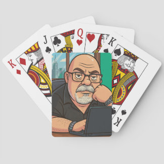 Cartas de Baralho do Escritor Trabalhador por Phil