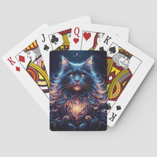 Cartas de Baralho do Gato Cósmico (Verso)