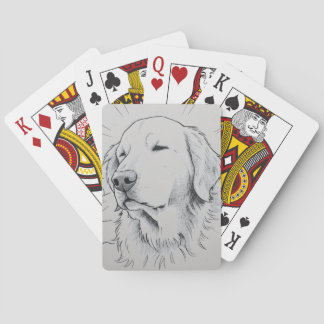 Cartas de Baralho do Golden Retriever