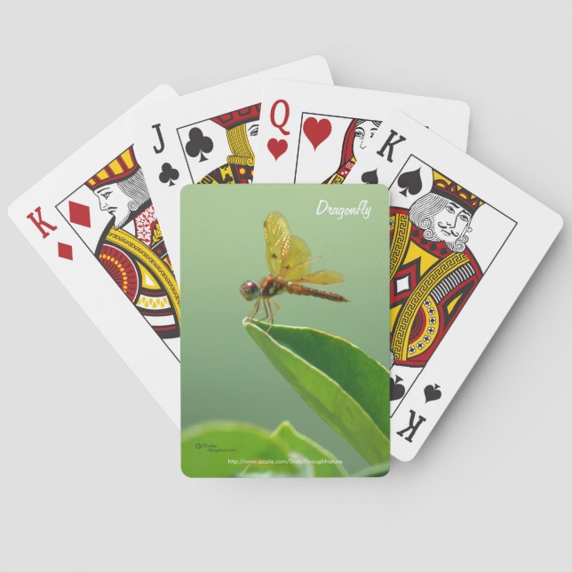 Cartas de Baralho do Libélula Laranja (Verso)