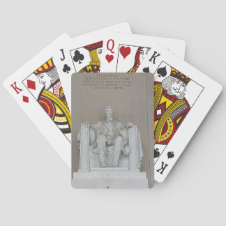Cartas de Baralho do Memorial Lincoln em Washingto