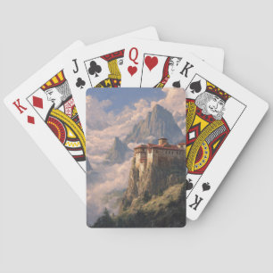 Cartas de Baralho do Nascer do Sol na Montanha Maj