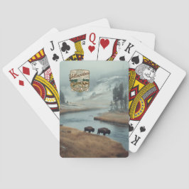 Cartas de Baralho do Parque Nacional de Yellowston