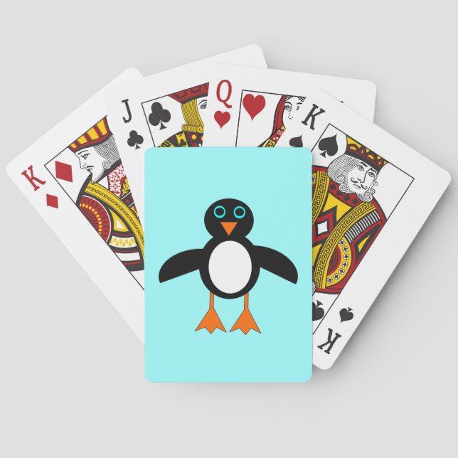 Cartas de Baralho do Pinguim Bonito (Verso)
