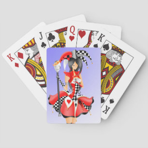 Cartas de Baralho do Rei das Marionetas e do Bobo