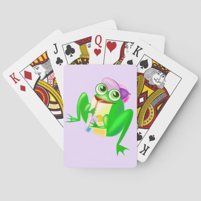 Cartas de Baralho do Sapo Engraçado (Verso)