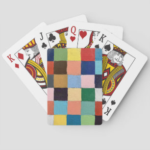 Cartas de Baralho em Quadrados Divertidos