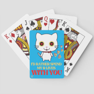 cartas de baralho engraçadas "GATO FOFO"