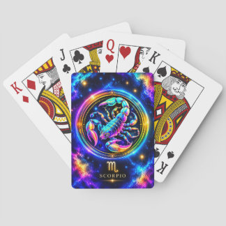Cartas de Baralho Escorpião Neon