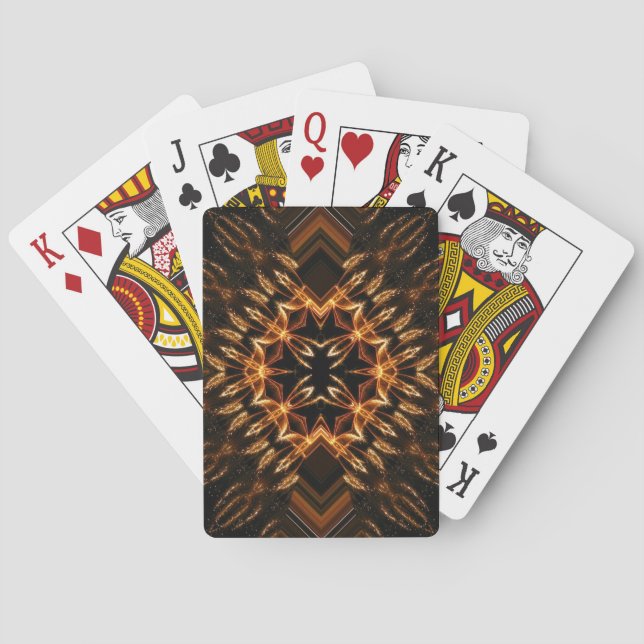 Cartas de Baralho Escudo de Fogo Espumante (Verso)