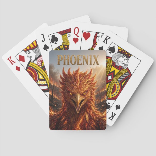 Cartas de Baralho Fênix (Verso)