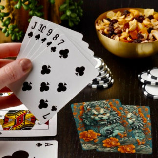 Cartas de baralho Flu Lion of Wisdom