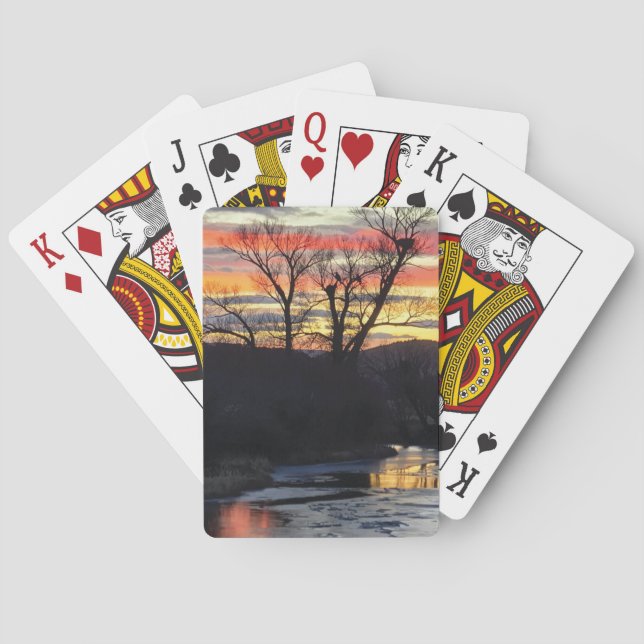 Cartas de Baralho Fogo e Gelo (Verso)