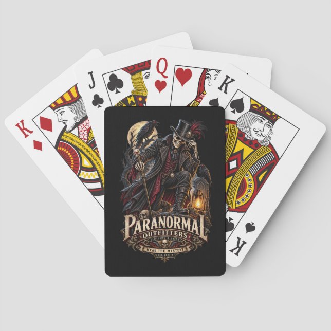 Cartas de Baralho Fornecedores Paranormais (Verso)