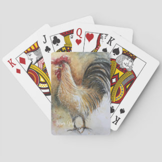 Cartas de Baralho Galo Artístico da Garota da Faze